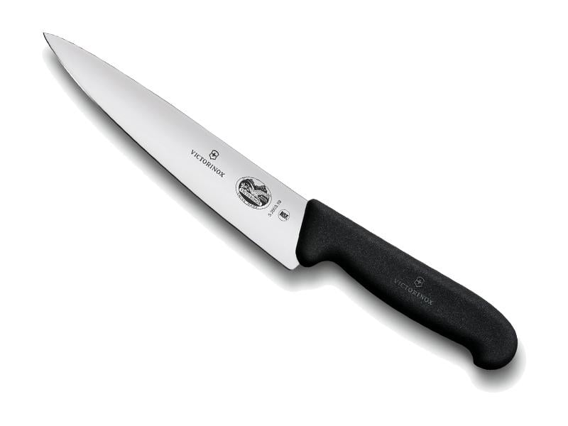 5_2003_22 Couteau éminceur Victorinox noir avec lame inox