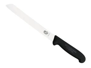 Couteau à jambon Victorinox noir avec lame inox dentée 30 cm