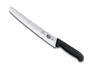Couteau à pâtissier Victorinox noir avec lame inox dentée