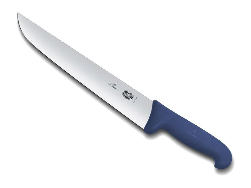 Couteau Victorinox Boucher Trancher - couteau victorinox boucher, fibrox, Bleu, inox 36 cm