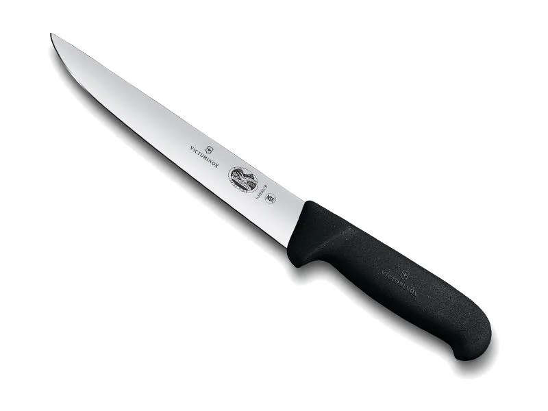 Couteau Victorinox Découper - couteau victorinox découpe, fibrox, Noir, inox 18 cm