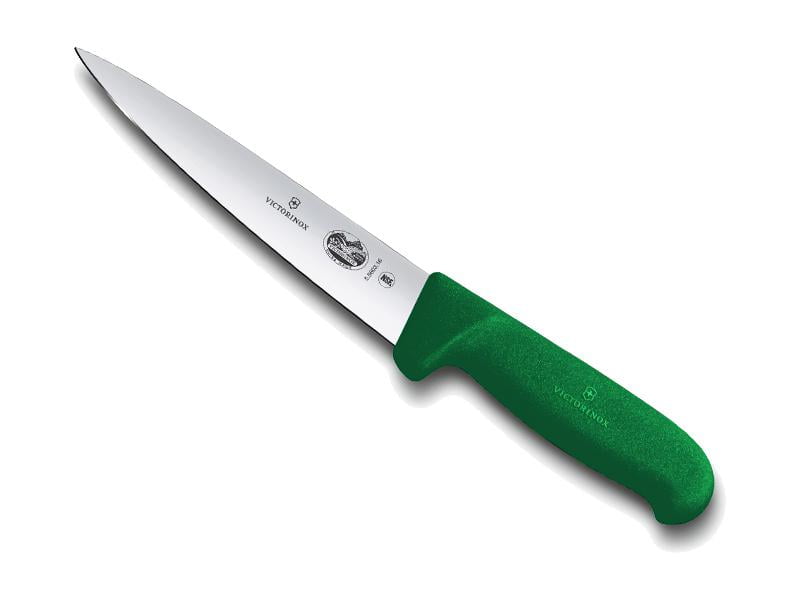 5_5604_16 Couteau à dénerver Victorinox vert avec lame inox flexible 20 cm