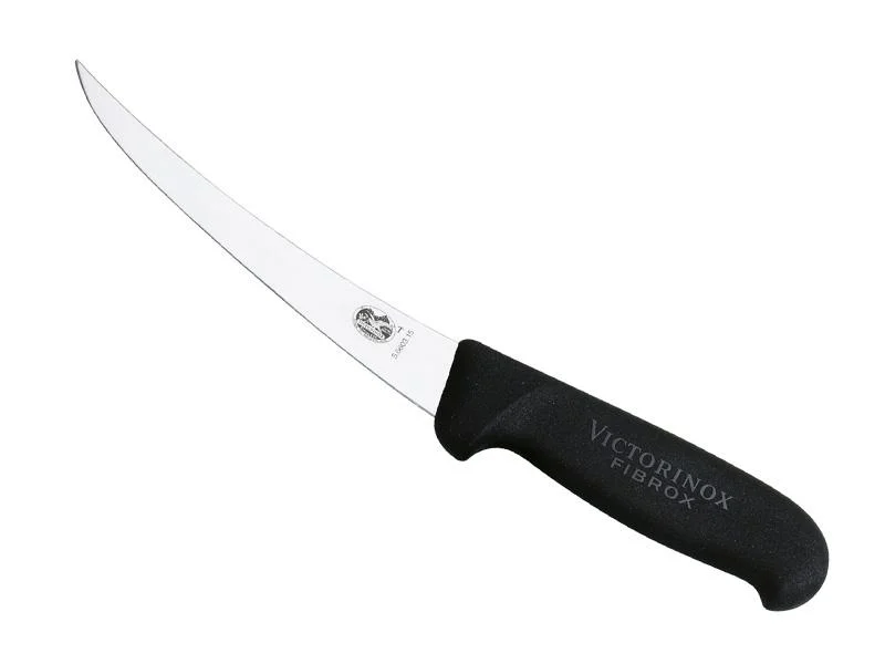 5_6603_15 couteau victorinox désosse, manche fibrox, couleur noir avec lame inox