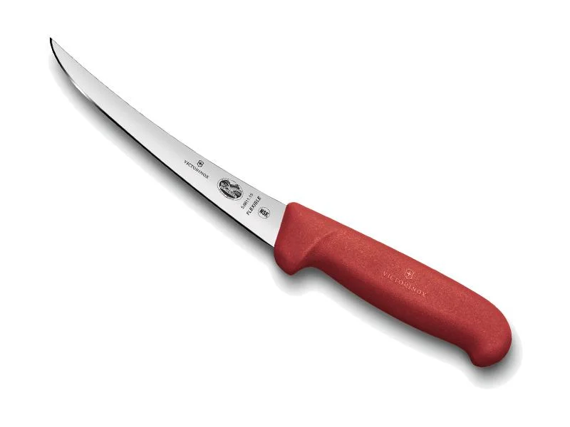 couteau victorinox à désosser couleur rouge