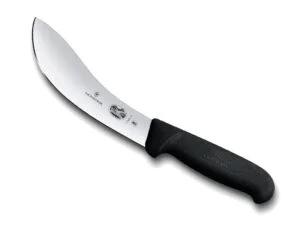couteau victorinox dépouiller, manche fibrox, couleur noir, lame inox 15 cm