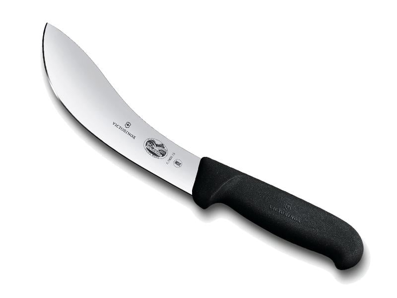 couteau victorinox dépouiller, manche fibrox, couleur noir, lame inox 15 cm